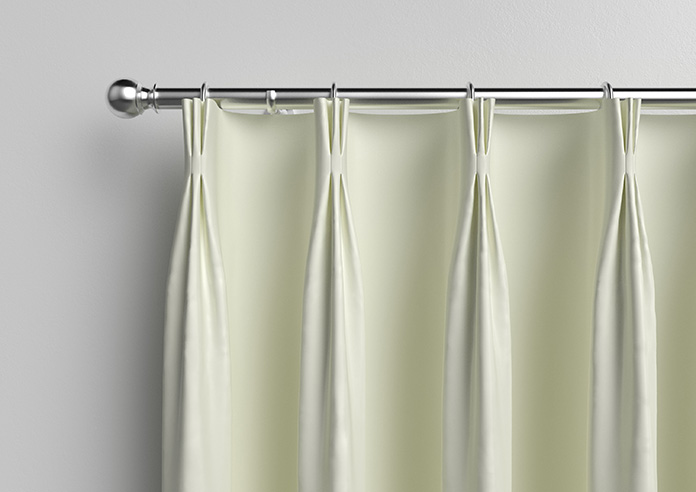 Kyoto Faux Silk, White - Made to Measure Curtains - Image 11